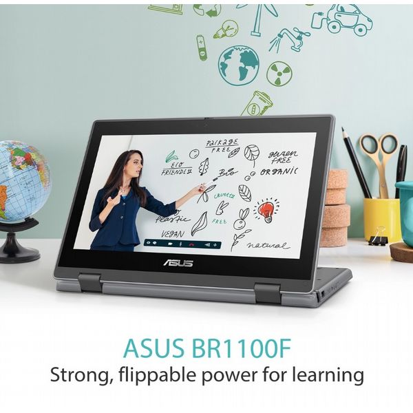 Asus 11.6 INCH N4500 4GB 128GB W11 P ACAD 3Y PUR