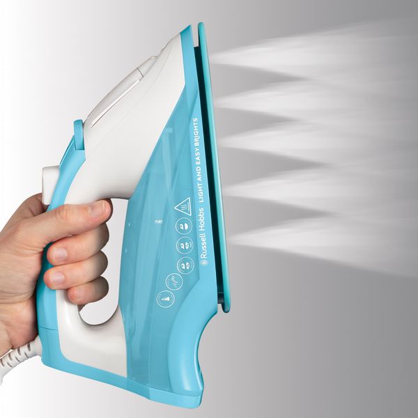 Russell Hobbs Light & Easy Iron White & Aqua