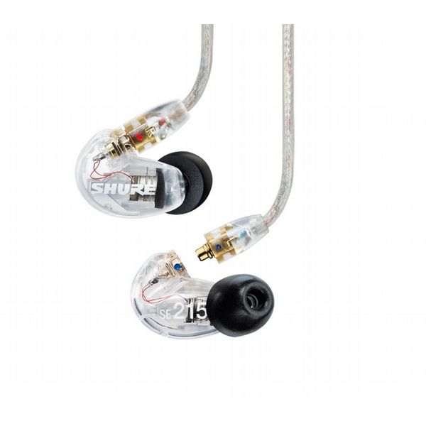 Shure SE215 Pro Professional Sound Isolating Earphones Clear