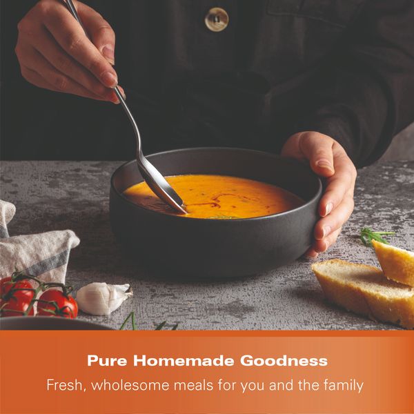 Hamilton Beach 3-in-1 Soup Maker, Smoothie Blender and Jam Maker - Grey