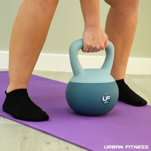 Urban Fitness Dual Soft Kettlebell (Blue, 6kg)