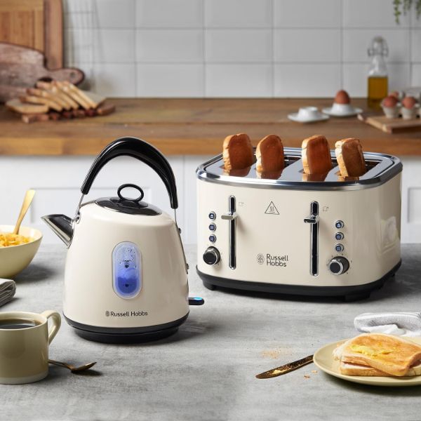 Russell Hobbs Stylevia Breakfast Bundle Cream