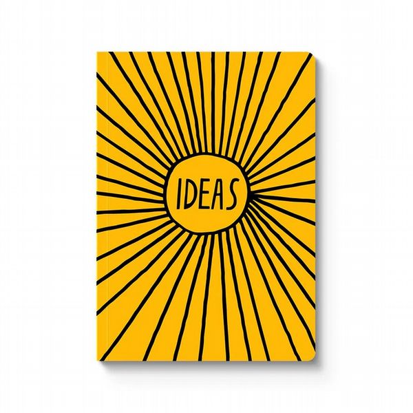 Ohh Deer Radiating Ideas A5 Paperback Notebook