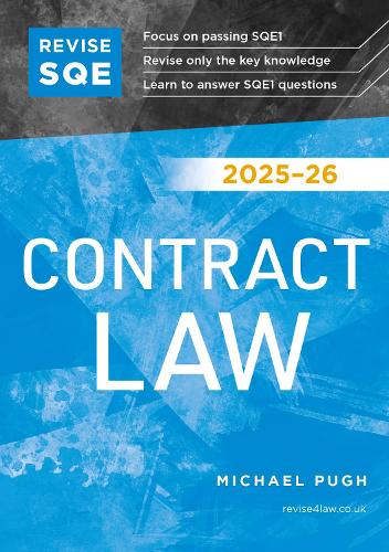 Revise SQE Contract Law 2025/26: SQE1 Revision Guide