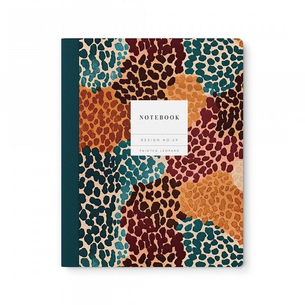 Painted Leopard Kaleido Exercise Book (10x8)