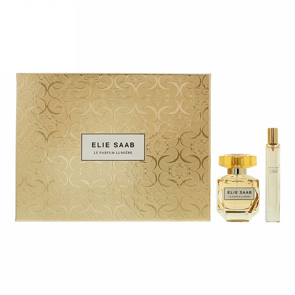  Elie Saab Le Perfume Lumiere 2 Piece Gift Set: Eau De Perfume 50ml - Eau De...