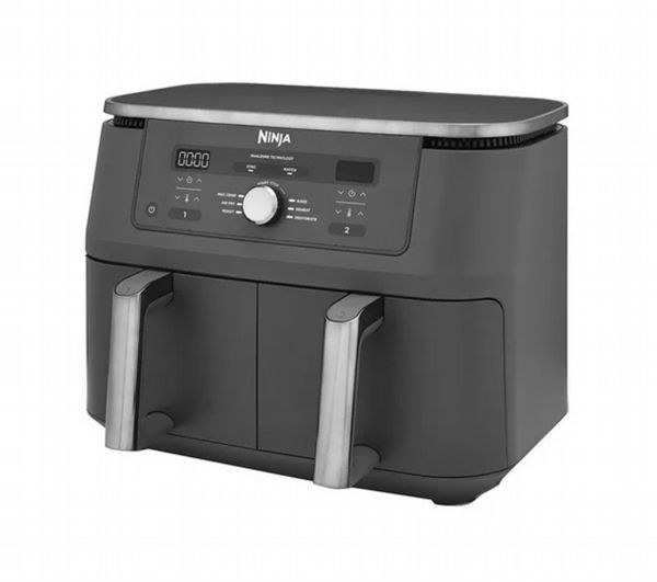 Ninja DZ400UK Dual Zone 9.5 L Airfryer - Gun Metal Grey