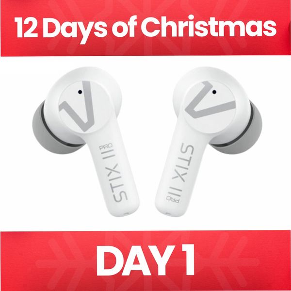 Veho Stix II Pro Earphones Carbon White