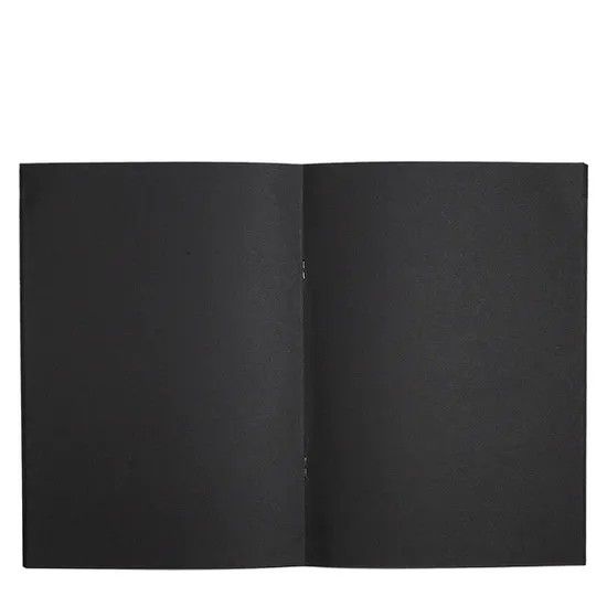 Seawhite A4 Black Cover Black Paper Starter Sketch Book