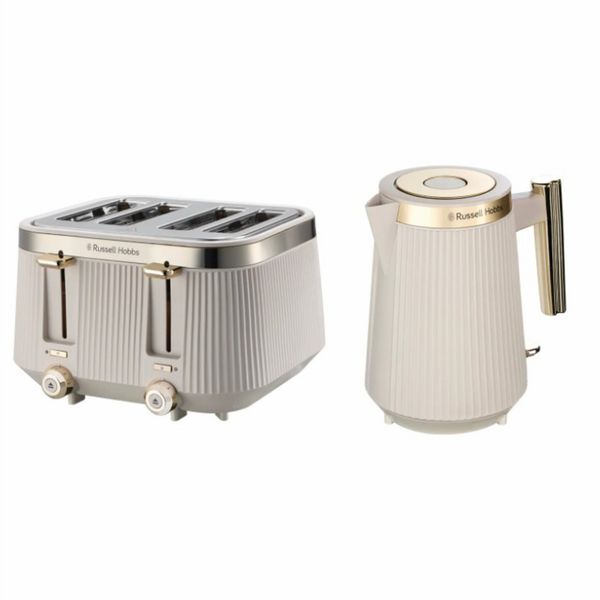 Russell Hobbs Bronte Kettle & Toaster Set Stone