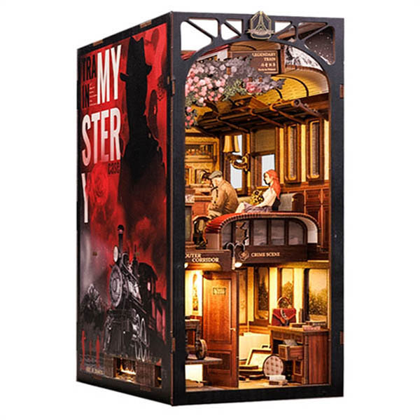Train Mystery Case Book Nook
