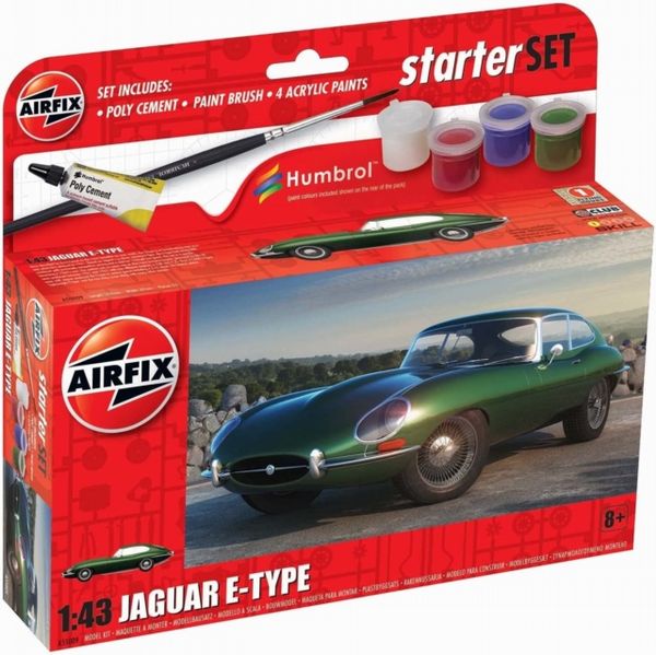 Airfix STARTER SET - JAGUAR E-TYPE Model Toy