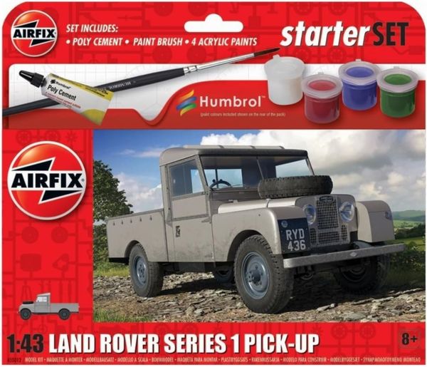 Airfix STARTER SET - LAND ROVER SERIES 1 Model Toy
