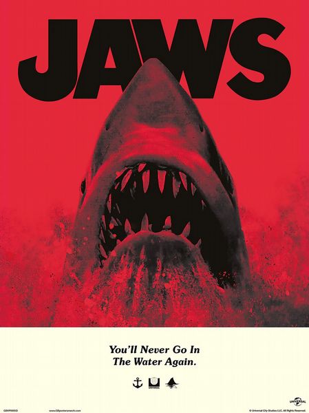 Jaws Red 30 x 40cm Collector Print