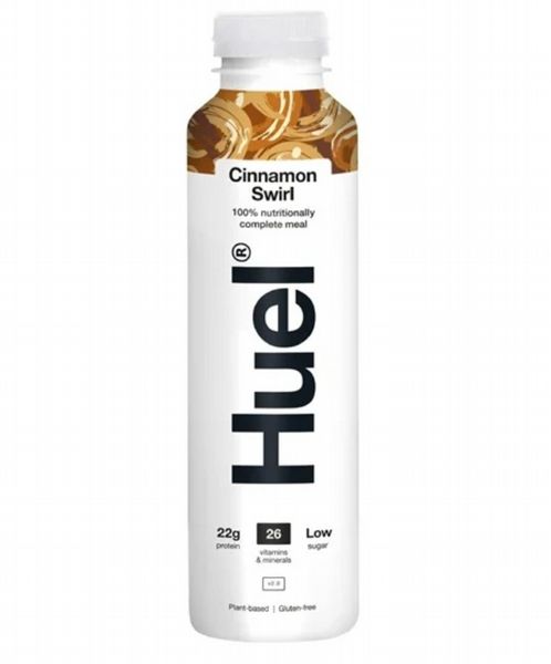 HUEL 100% Nutritionally Complete Meal Drink - Cinnamon Swirl 500ml (8 pack)