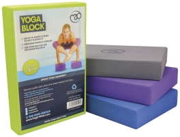 Full Yoga Block 305mm x 205mm x 50mm Blue - Each
