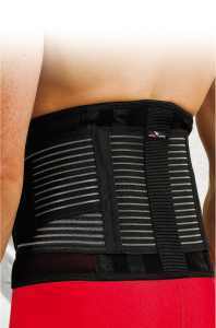 Precision Training Neoprene Back Brace with Stays
