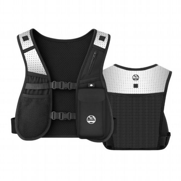 Six Peaks Hydration Running Vest (Black, Medium/Large)